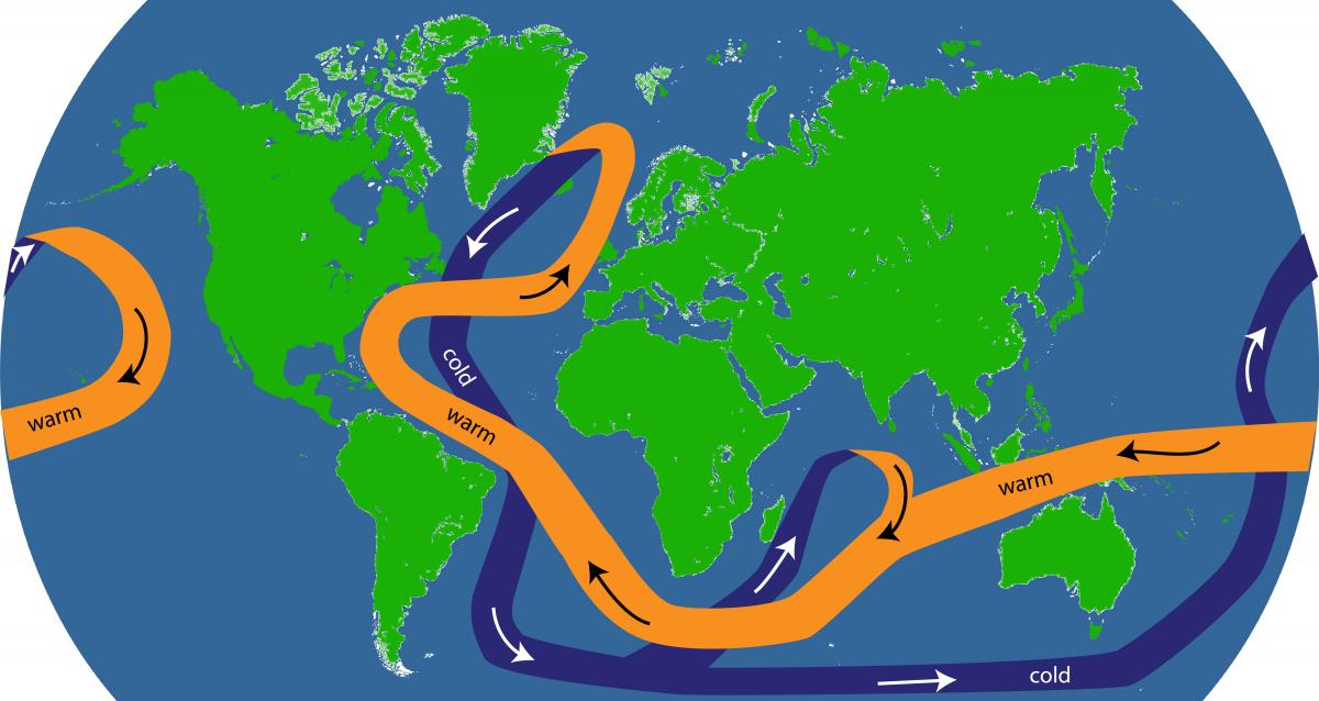 Global Thermohaline ("Conveyor Belt") Circulation